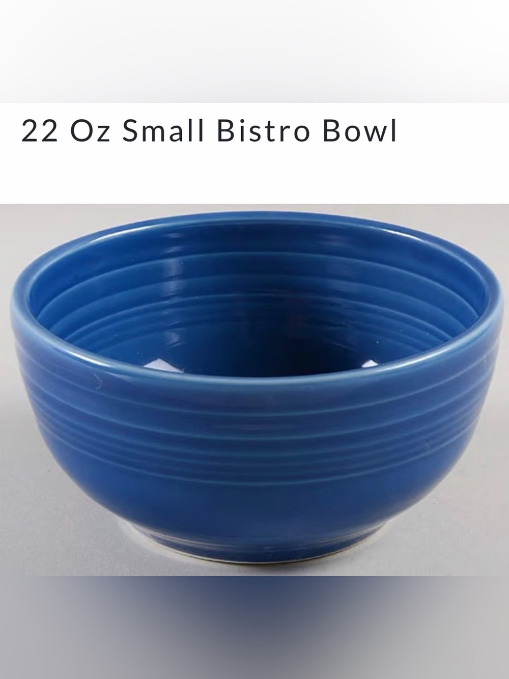 Set of 3 Fiesta lapis blue bistro bowls